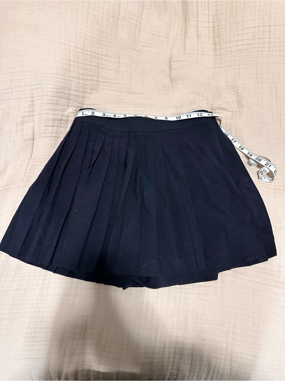Abercrombie & Fitch Black Pleated Skort